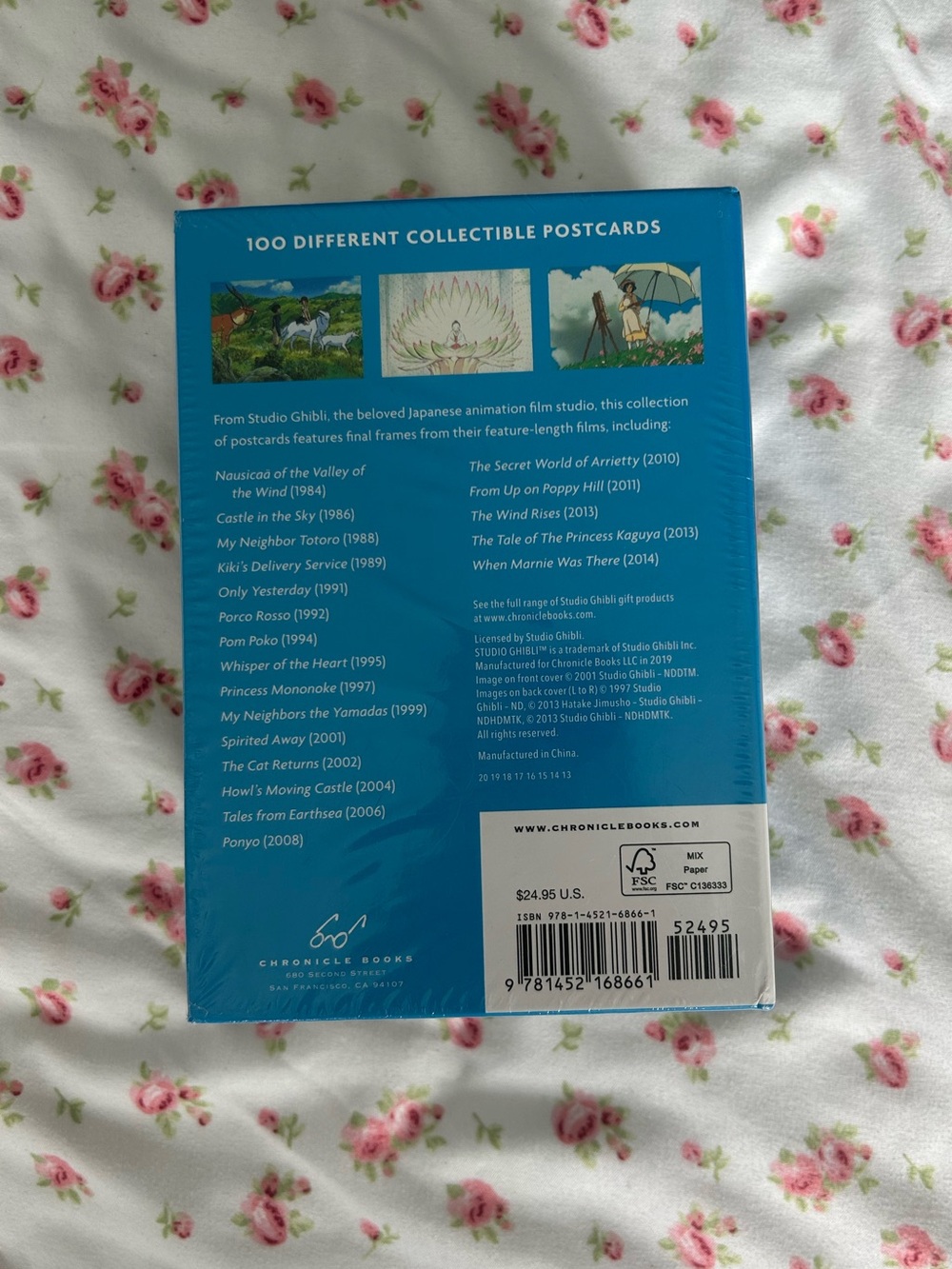 STUDIO GHIBLI Chronicle Books Illustrated Postcard Collection - Picture 2 of 5